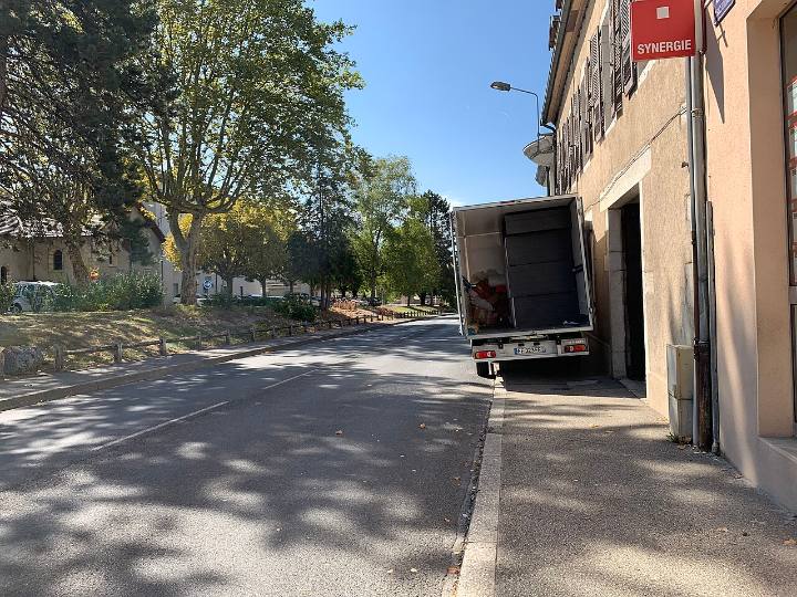 Camion de déménagement à Belley