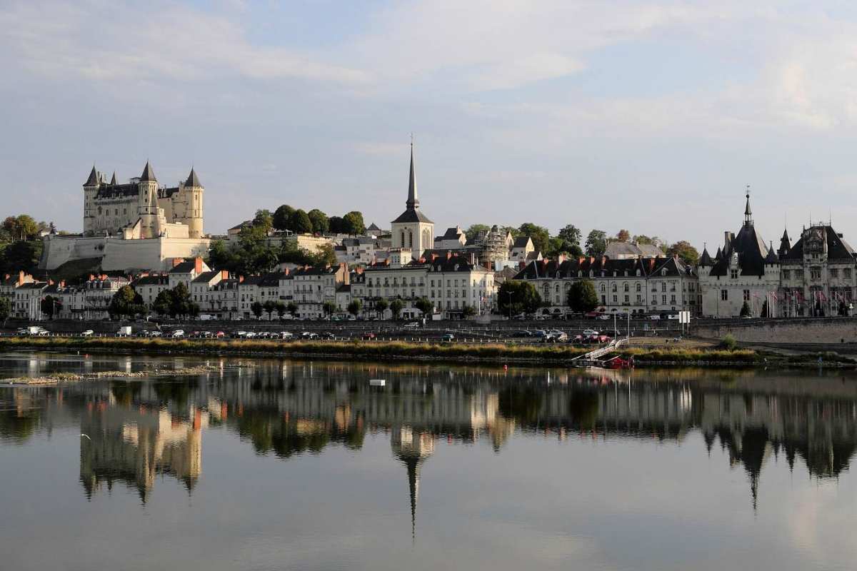 Panorama de Saumur et de la Loire